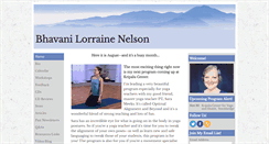 Desktop Screenshot of bhavanilorrainenelson.com