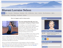 Tablet Screenshot of bhavanilorrainenelson.com